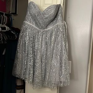 Strapless mini dress!